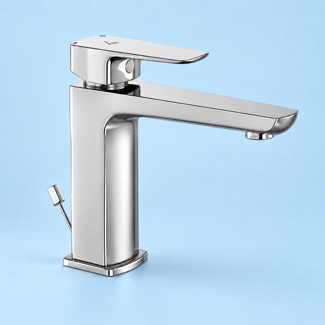Jaquar JQ - KUP-CHR-35051BPM, single lever basin mixer (view 2)